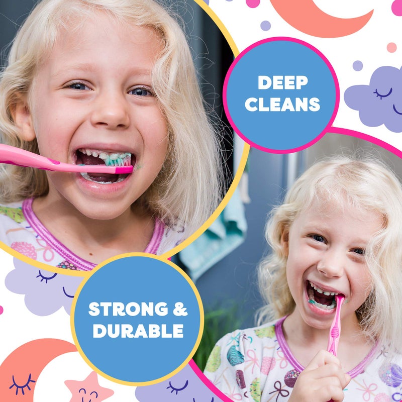 Lingito Kids Toothbrush Suction Cup with Covers, Toddler Toothbrush Soft Bristles, Child Toothbrush Suction Cups For Easy Access, Toddler Toothbrushes Handles Perfect For Tiny Hands of Boys and Girls (6 Pack) - Image 4